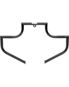 Lindby Front Gloss Black Linbar Highway Engine Guard Bar Harley FL Softail 00-17