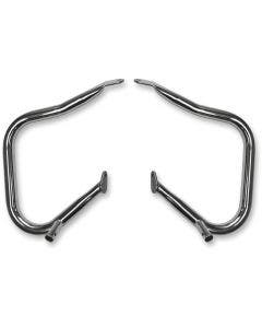 Drag Big Buffalo Chrome 1 1/4" Saddlebag Bars Guard Harley FLH/T Touring 14-20