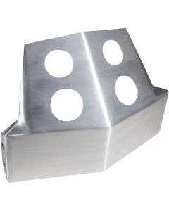 Speed Merchant SM Brushed Aluminum Frame Skid Plates for Harley FXD Dyna 91-05