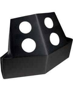 Speed Merchant SM Black Powdercoated Frame Skid Plates for Harley FXD Dyna 06-16