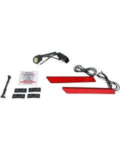 Custom Dynamics Red Lens LED Saddlebag Latch Lightz Harley CVO 09-13