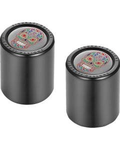 Figurati Designs Short Black W/ Sugar Skull 4 Harley 25.2MM x 30MM