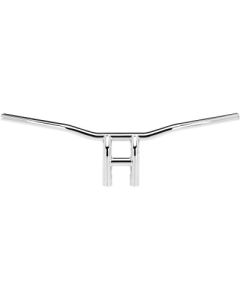 Biltwell 6258-1055 8" Tyson XL TBW Pullback Chrome T-Bar Slotted Harley