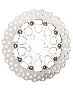 Slyfox 0133-1813S-M 11.8" Raw Rear Brake Rotors for Harley 08-23 FLH & FLT