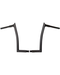 FBI Fat Baggers Black 14" EZ Install Pointed Handlebars Harley FLTR 15-20