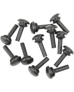 Arlen Ness Replacement Rubber Inserts Deep Cut Driver Passenger Floorboards