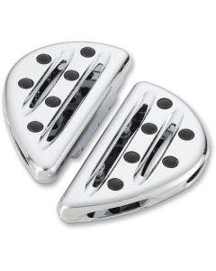 Arlen Ness Chrome Deep Cut Rear Passenger Floorboards for Harley 93-17