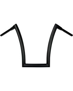 Todd's Cycle 17" Flat Black Strip 1 1/2" 1.5 Handlebars for Harley FLT Softail 