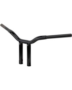 LA Choppers LA-7337-10B Black 1-1/4" 10" Rise Kage Fighter T-Bars Handlebars TBW