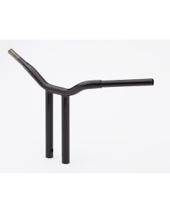 LA Choppers LA-7337-12B Black 1-1/4" 12" Rise Kage Fighter T-Bars Handlebars TBW