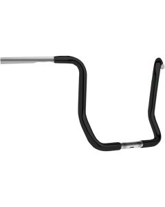 CycleSmiths 13" 1-1/4" Black  Ape Hanger Handlebars Harley FLHT/X 14 Heated Grips