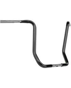 CycleSmiths 16" 1-1/4" Black  Ape Hanger Handlebars Harley FLHT/X 14 Heated Grips
