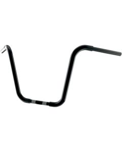 Khrome Werks 14" Black Fat 1-1/4" Ape Hanger Handlebars Harley Softail FLHR FLTR 96-14