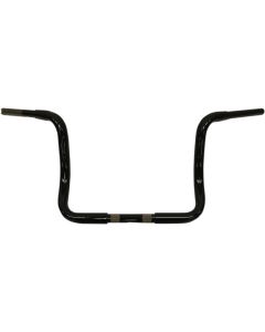 La Choppers Black 10" 1-1/4" Ape Hanger Bagger Handlebars for Harley FLH/X