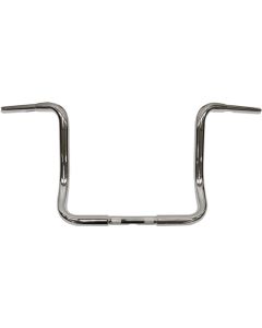 La Choppers Chrome 12" 1-1/4" Ape Hanger Bagger Handlebars for Harley FLH/X | LA-7321-12