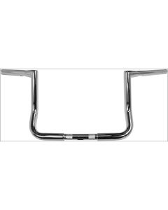 La Choppers Chrome 1 1/4" Twin Peaks Handlebars 10" Harley Batwing Fairing FLH/T
