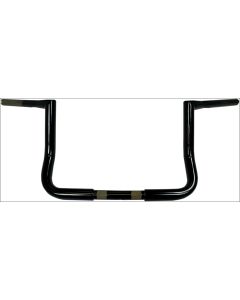 La Choppers Black 1 1/4" Twin Peaks Handlebars 10" Harley Batwing Fairing FLH/T