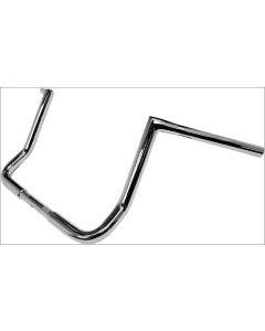 La Choppers Chrome 1 1/4" Twin Peaks Handlebars 12" Harley Batwing Fairing FLH/T