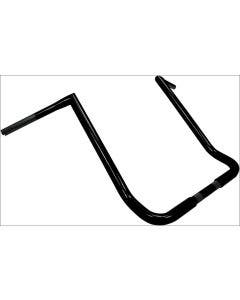 La Choppers Black 1 1/4" Twin Peaks Handlebars 18" Harley Batwing Fairing FLH/T