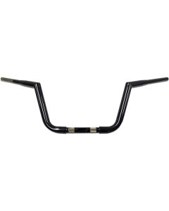 La Choppers Black 1-1/4" Big Twin Peaks 8" Handlebars Apes FLTR FLHR FXD ST XL