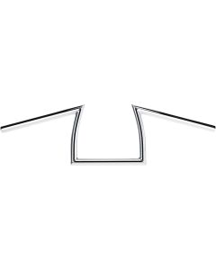 Biltwell Chrome 1" Keystones 5.25" Handlebars for Harley Sportster Dyna