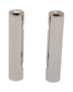 LA Choppers LA-7335-06R Chrome 6" Straight Handlebar Risers 1-1/4" Dia. Harley