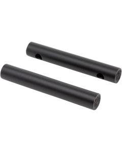 LA Choppers LA-7335-08RM Flat Black 8" Straight 1-1/4" Handlebar Risers Harley