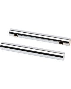 LA Choppers LA-7335-08R Chrome 8" Straight Handlebar Risers 1-1/4" Dia. Harley