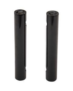 LA Choppers LA-7335-08RB Gloss Black 8" Straight 1-1/4" Handlebar Risers Harley