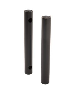 LA Choppers LA-7335-10RM Flat Black 10" Straight 1-1/4" Handlebar Risers Harley
