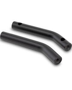 LA Choppers LA-7336-08RM Flat Black 8" Handlebar Risers 1-1/4" Pullback Harley
