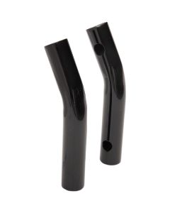 LA Choppers LA-7336-08RB Gloss Black 8" Handlebar Risers 1-1/4" Pullback Harley