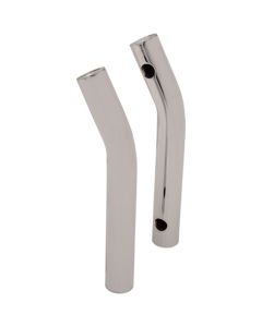 LA Choppers LA-7336-10R Chrome 10" Handlebar Risers 1-1/4" Pullback 1-1/4" Dia