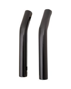 LA Choppers LA-7336-10RB Gloss Black 10" Handlebar Risers 1-1/4" Pullback Harley