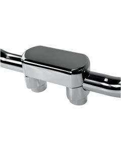 Drag Straight Chrome 1.5" Tall Forged Aluminum Risers W/ 1.5" Clamp for Harley 