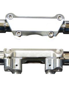 Wild 1 Billet 1" Handlebar Riser Clamp Conversion Kit Harley Road Glide 15-Up