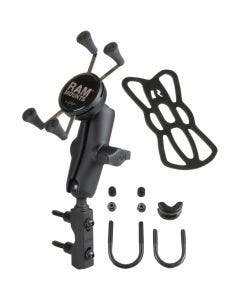 Ram Mounts X-Grip Cell Phone GPS Cradle w/ Handlebar Control U-Bolt