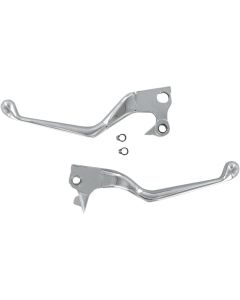 Drag Chrome Wide Blade Clutch Hand Brake Levers Sportster XL 04-13