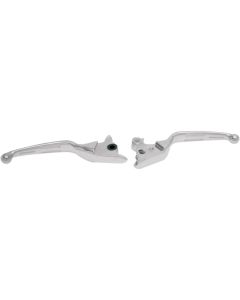 Drag Chrome Slotted Wide Hand Levers Brake Clutch Harley 08-13 Touring