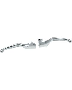 Drag Chrome Slotted Wide Brake Clutch Lever Set Harley Sportster XL 04-13