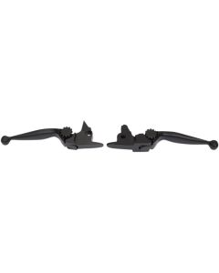 PSR 12-00613-22 Black Journey Adjustable Brake Clutch Levers 2017 Harley Softail