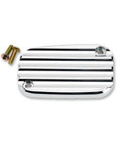 Joker Machine Chrome Finned Front Brake Master Cylinder Cover Harley 08-15 FLH/T