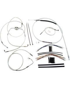 Magnum Sterling Chromite Complete 12"-14" Handlebar Installation Kit 08-13 FLH/T ABS