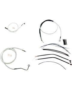 Magnum Sterling Chromite Complete 12"-14" Handlebar Installation Kit 14-15 FLHT