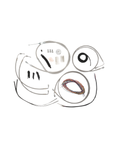 La Choppers Complete Stainless Cable Line Mini Ape Kit Harley 08-13 FLH/X/R ABS
