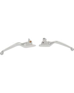 Drag Specialties Chrome Wide Blade Hand Levers for Harley Softail 15-17