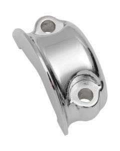 Drag Specialties Chrome Clutch or Brake Control Clamp Halves for Harley 08-15 | Drag Specialties
