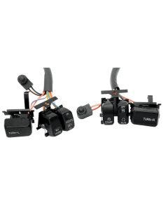 Replacement Handlebar 3 Button Switch Kit Black Harley 96-13 FL Dyna XL S/T