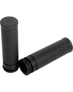 Drag OEM Black Replacement Rubber Grips for Harley Touring FLH/ FLT 08-15 | 0630-0463