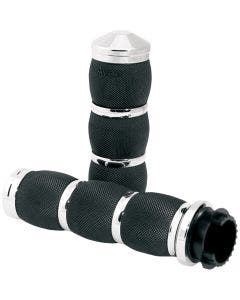 Avon Performance 3 Ring Chrome Air Cushion Hand Grips Indian 14-17